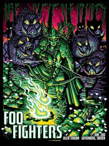 Foo Fighters Gothenburg 2018 (Artist Proof Purple Variant)