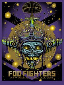 Foo Fighters Wichita 2017 (Artist Proof Purple Variant)