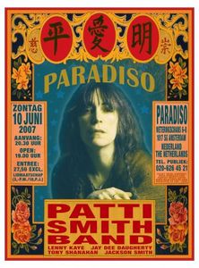 Patti Smith Band Amsterdam 2007