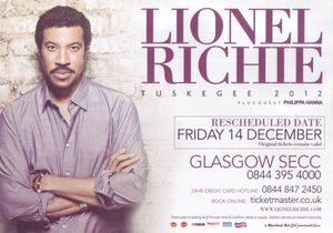 Lionel Richie - Tuskegee Tour, Glasgow, 2012