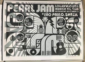Pearl Jam Sao Paulo 2018 (Artist Proof)