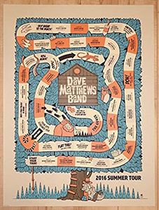 Dave Matthews Band Summer Tour 2016 (Blue edition)