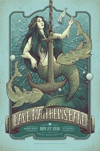 Dave Matthews Band Orange Beach 2018 (Artist edition)