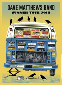 Dave Matthews Band Summer Tour 2018 (Blue edition)