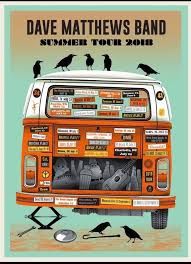 Dave Matthews Band Summer Tour 2018 (Orange edition)