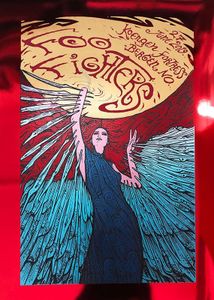 Foo Fighters Bergen 2019 (Red Foil Variant)