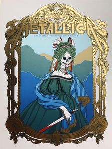 Metallica Trondheim 2019 VIP (AP Gold Foil Variant)