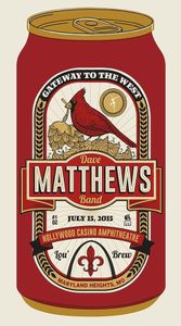 Dave Matthews Band Maryland Heights 2015 (Artist edition)