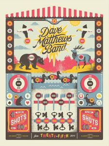 Dave Matthews Band Clarkston 2014 (Artist edition)