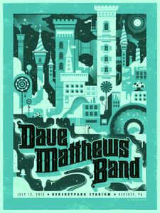 Dave Matthews Band Hershey 2013 (Blue edition)