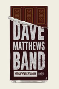 Dave Matthews Band Hershey 2008 (Artist edition)