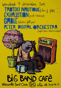 GaBLé / Exhaustion Split 7" Release Party