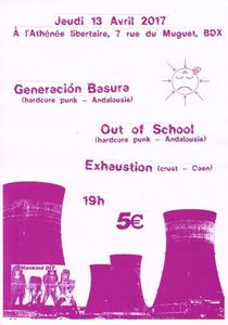 Generación Basura / Out of School - Athénée Libertaire 2017