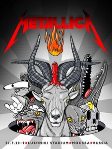Metallica Moscow 2019 VIP (Artist Proof)