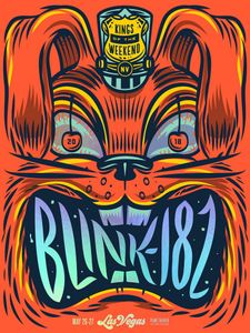 Blink-182 Las Vegas 2018 (May) (AP Foil Variant)