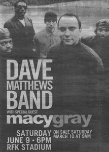 Dave Matthews Band Washington DC 2001