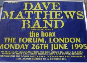 Dave Matthews Band London 1995