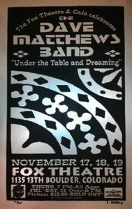Dave Matthews Band Boulder 1994 (Silver edition)