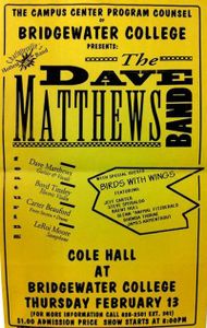 Dave Matthews Band Bridgewater 1992