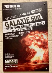 Galaxie 500 + Peter Paul Groupe de Rock + Lesbo Vrouven