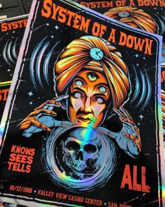 System Of A Down San Diego 2018 (AP Foil Variant)