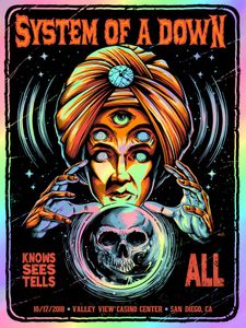 System Of A Down San Diego 2018 (AP Foil Variant)