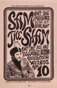 Sam the Sham and The Pharaohs San Francisco 1966 (OHB-A)