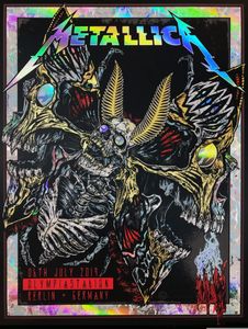 Metallica Berlin 2019 VIP (AP Rainbow Foil Variant)