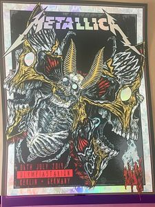 Metallica Berlin 2019 VIP (AP Rainbow Foil Variant)
