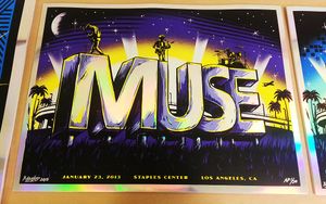 Muse Los Angeles 2013 VIP (Night 1) (AP Foil Variant)