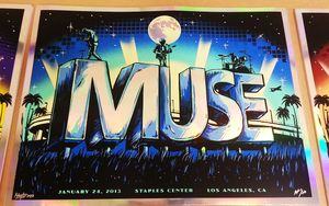 Muse Los Angeles 2013 VIP (Night 2) (AP Foil Variant)