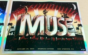 Muse Los Angeles 2013 VIP (Night 3) (AP Foil Variant)