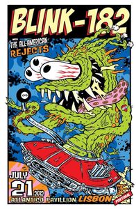 Blink-182 Lisbon 2012 (Artist edition)
