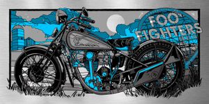 Foo Fighters Kansas City 2015 (Blue Foil Edition)