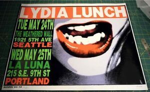 Lydia Lunch Seattle / Portland 1994