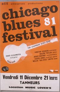 Chicago Blues Festival - Tours, December 11. 1981