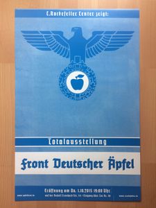 Totalausstellung, Front deutscher Äpfel, Dresden 01.10.2015