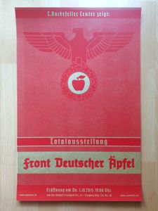 Totalausstellung, Front deutscher Äpfel, Dresden 01.10.2015 (Red/Kraft Variant)