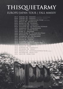 Thisquietarmy Europe/Japan Tour Fall MMXIV