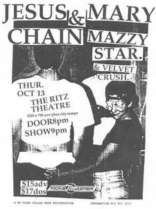 Jesus and Mary Chain Ybor City 1994
