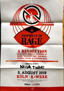 Prophets of Rage A Revolution, Cologne E-Werk 2019