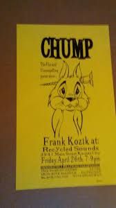 Chump Art Show Kansas City 1996 (Handbill edition)