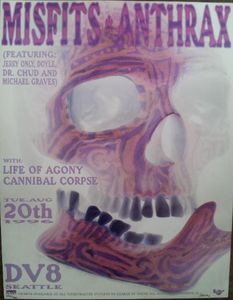 Misfits / Anthrax Seattle 1996 (Show edition)