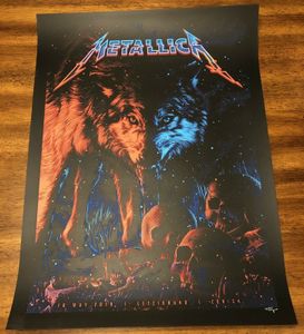 Metallica Zurich 2019 VIP (AP Gold Foil Variant)