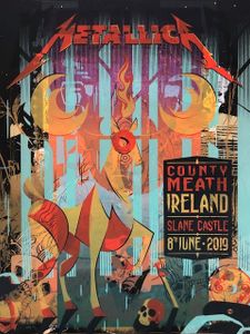 Metallica Slane Castle 2019 VIP (Test Print #2)