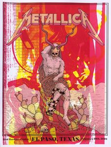 Metallica El Paso 2019 VIP (Test Print #1)