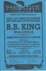 B.B. King Petaluma 1986