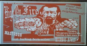 High On Fire Philadelphia 2002