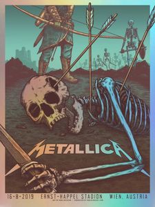 Metallica Vienna 2019 VIP (AP Foil Variant)