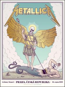 Metallica Prague 2019 VIP (AP Gold Foil Variant)